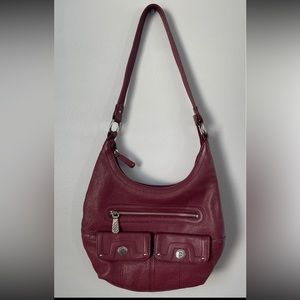 Vintage Stone Mountain Women’s Leather Shoulder Bag